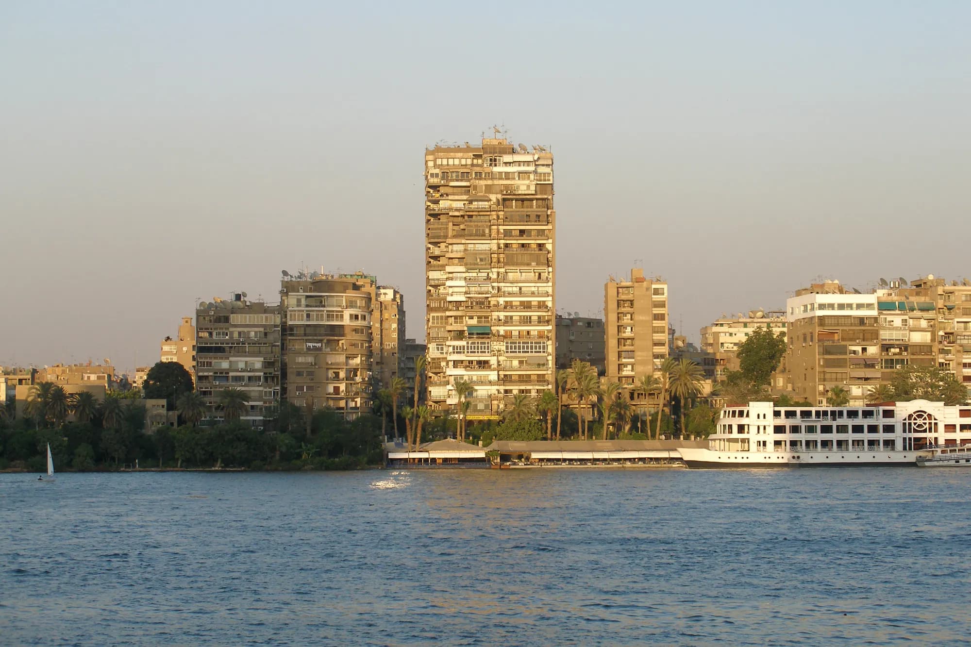 Cairo and the Nile at sunset